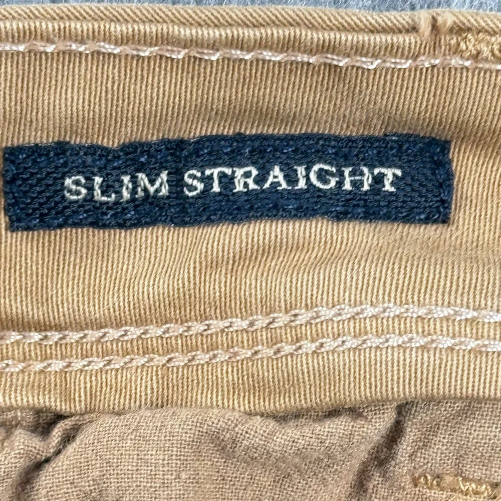 American Eagle Ne(x)t Level Flex Pants 28x32 Men's Slim‎ Straight Khaki Stretch